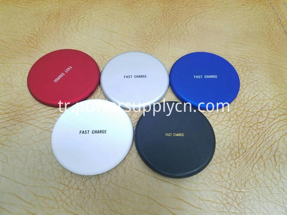 Cep Telefonu İçin Kauçuk Kaplama Kablosuz Hızlı Şarj Rubber Coating Wireless Fast Charger For Mobile Phone